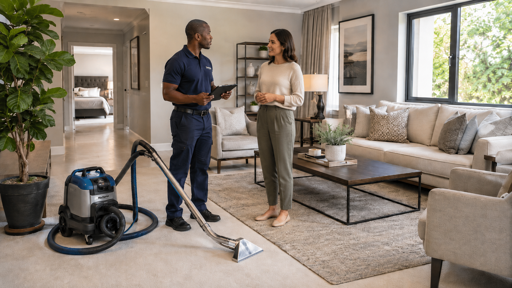 Room-by-Room Carpet and Upholstery Cleaning Checklist